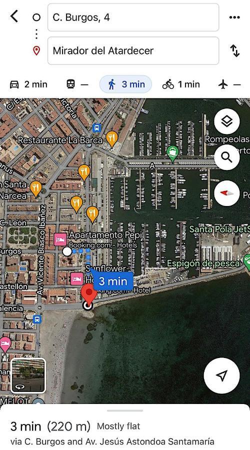 Santa Pola Port, Sea View, Vista Del Mar公寓 外观 照片